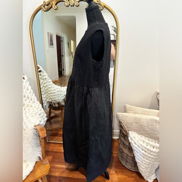 Akris punto Taffeta & Jersey Fit & Flare Midi Dress - Picture 3 of 13